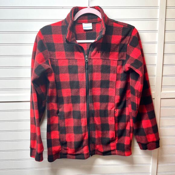 Columbia Fleece Full Zip Long Sleeve Jacket Big Kids Size L - Picture 1 of 12